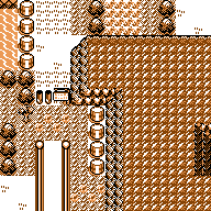 A route map with mountains next to it